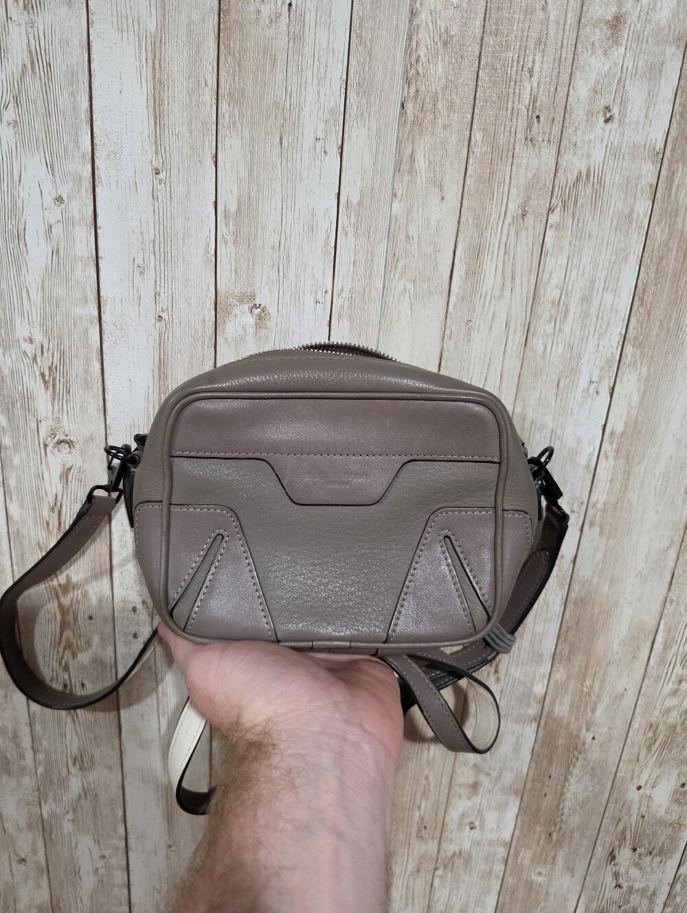 Rag & Bone Leather mini camera Crossbody bag